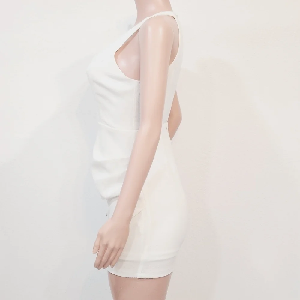 TOBI Sweet Criminal Bodycon Dress White Size Medium_6
